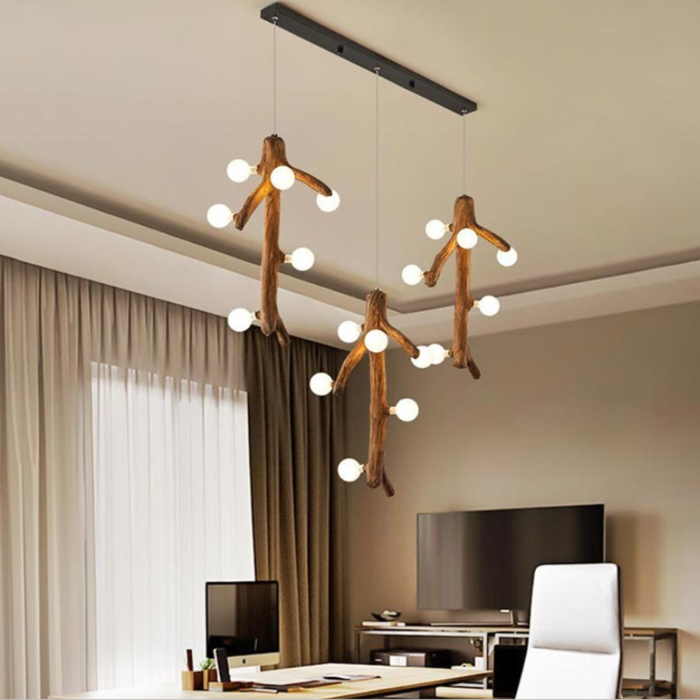 Modern Acrylic & Metal LED Chandelier – Living & Dining Lighting Fixture