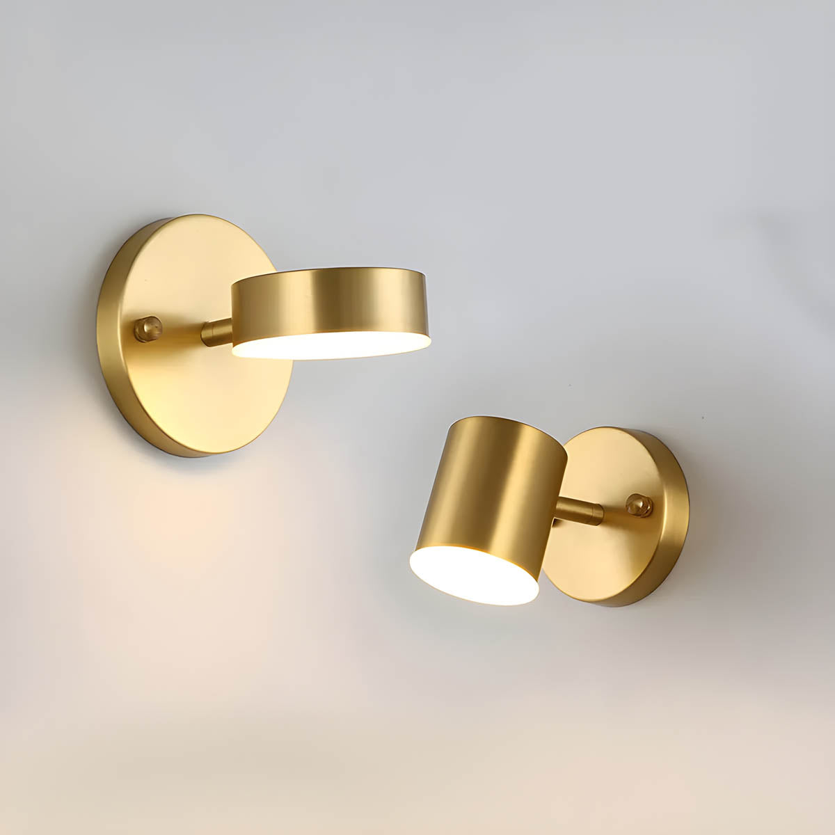 Scandinavian Copper LED Wall Sconce