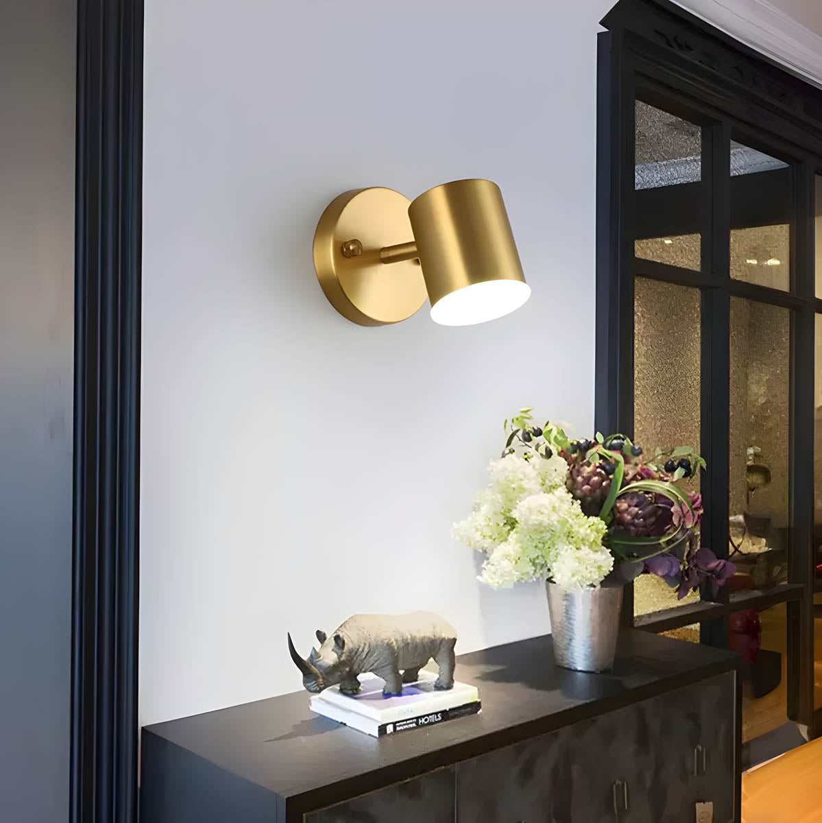 Scandinavian Copper LED Wall Sconce