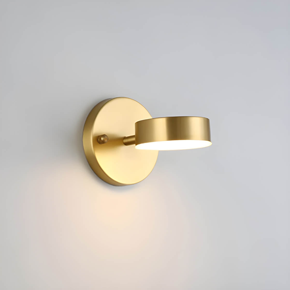Scandinavian Copper LED Wall Sconce