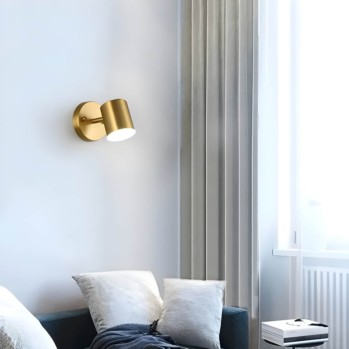 Scandinavian Copper LED Wall Sconce
