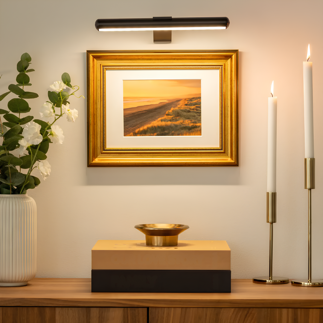Adjustable LED Art Wall Light | Slim Wall-Mounted Display Fixture