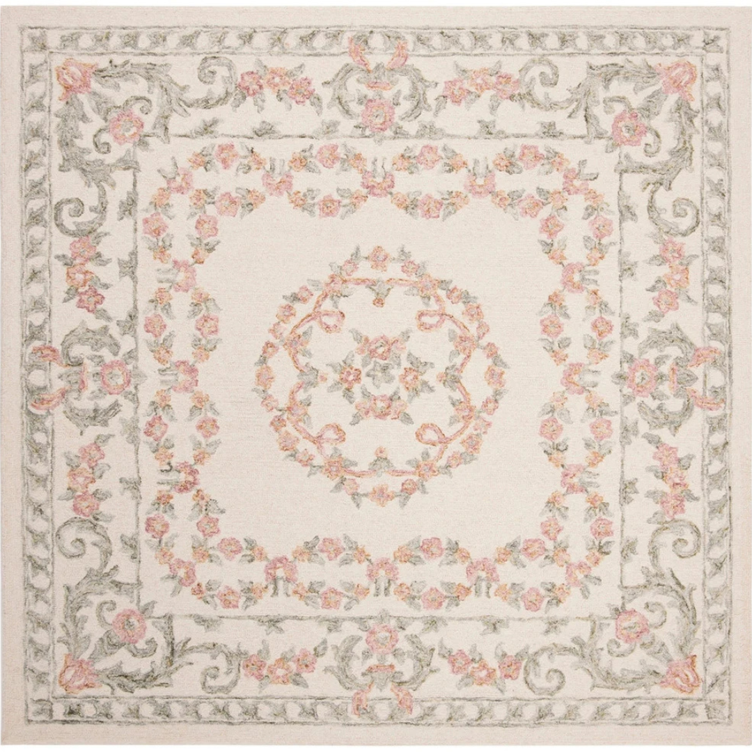 Living Room Area Rug | Hand Tufted with Classic Design