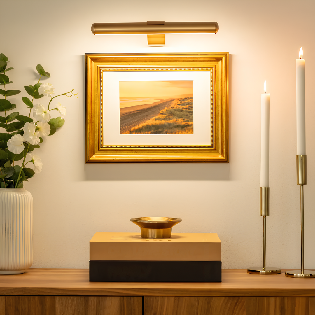 Adjustable LED Art Wall Light | Slim Wall-Mounted Display Fixture