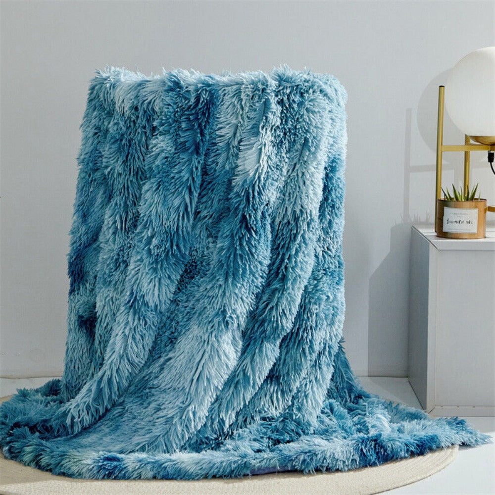 Warm Fuzzy Faux Fur Throw – Perfect for Couches & Beds - Atelier Dubois Paris