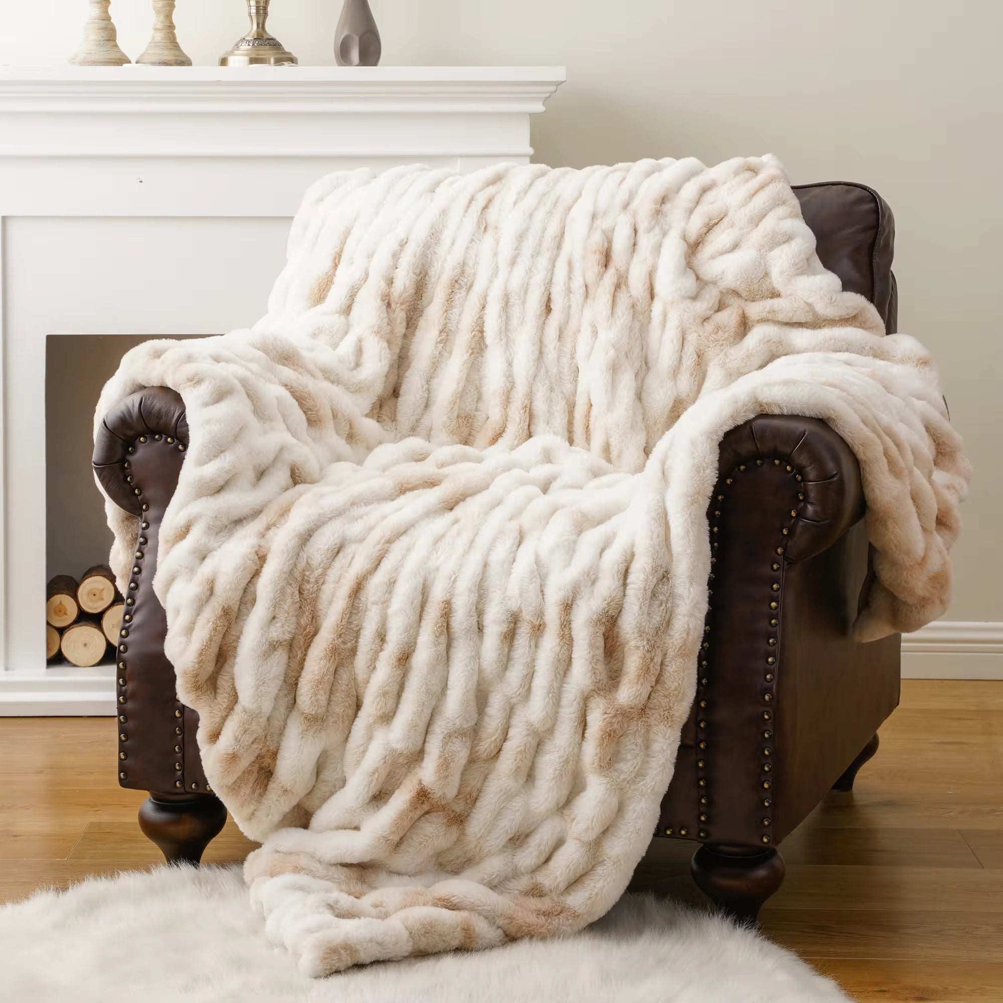 Elegant Faux Fur Blanket