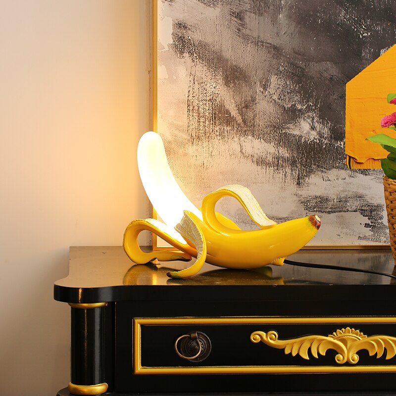 Whimsical Banana Table Lamp