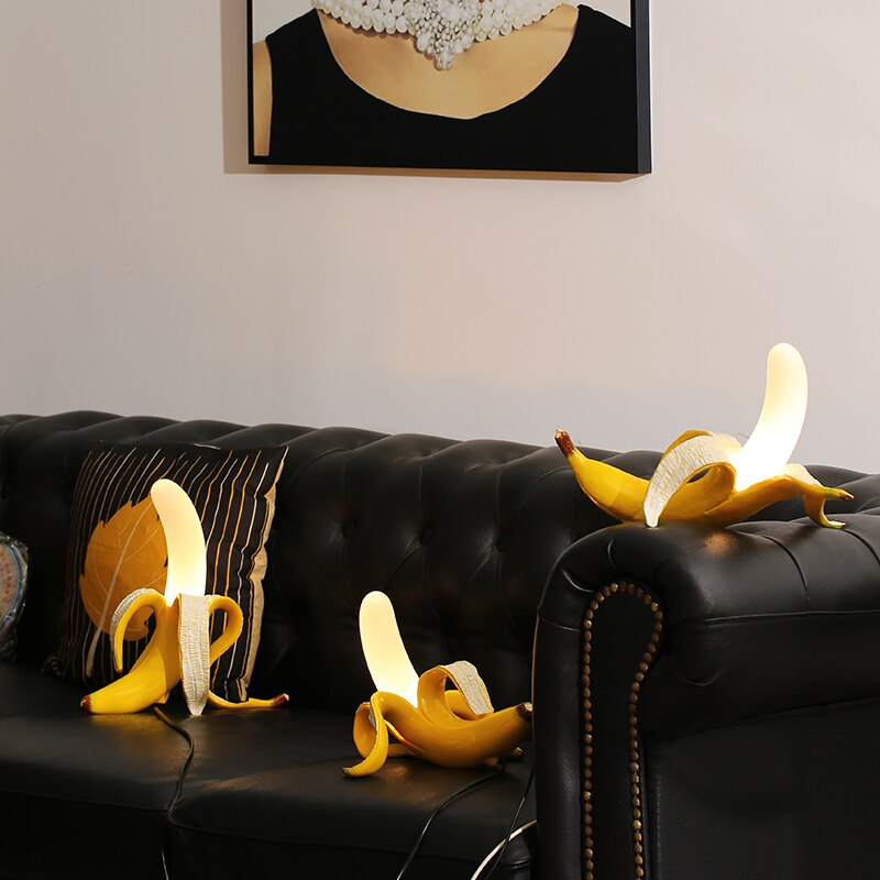 Whimsical Banana Table Lamp
