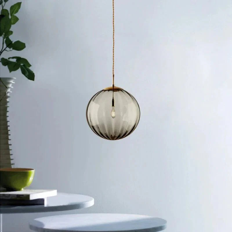 Modern Glass Sphere Pendant Light – Sophisticated LED Illumination