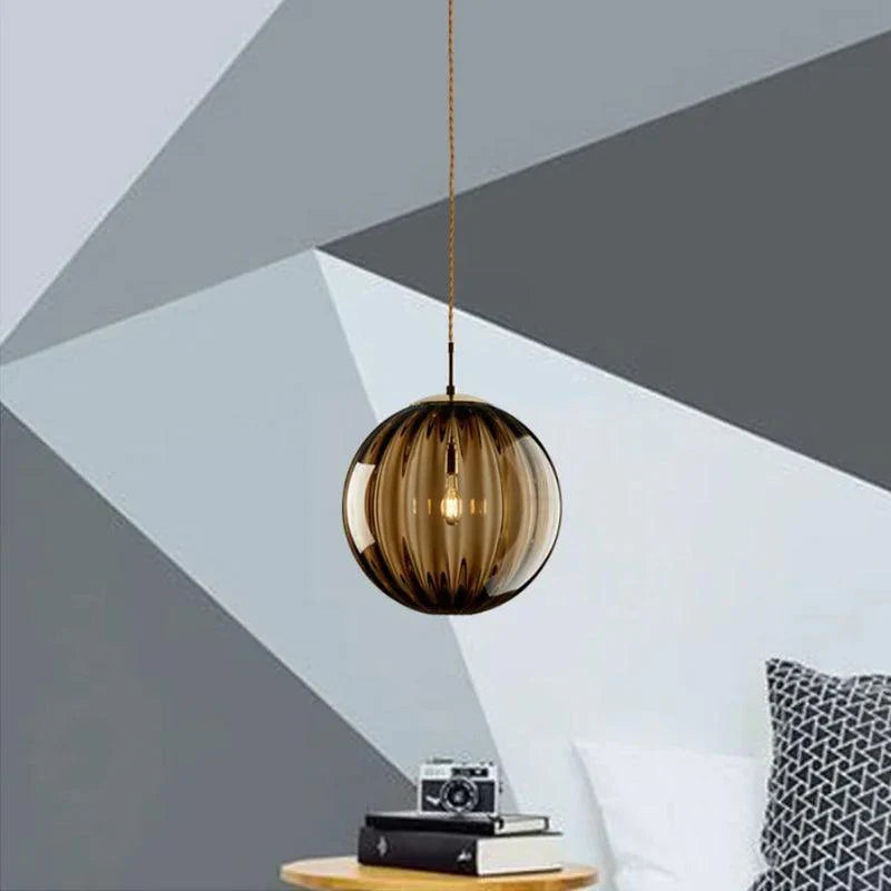 Modern Glass Sphere Pendant Light – Sophisticated LED Illumination