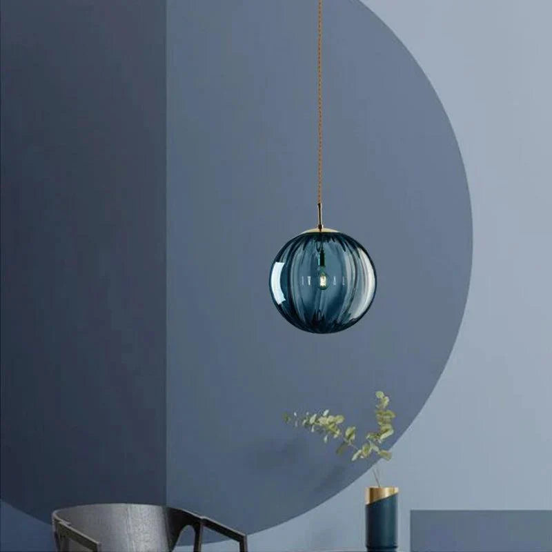 Modern Glass Sphere Pendant Light – Sophisticated LED Illumination