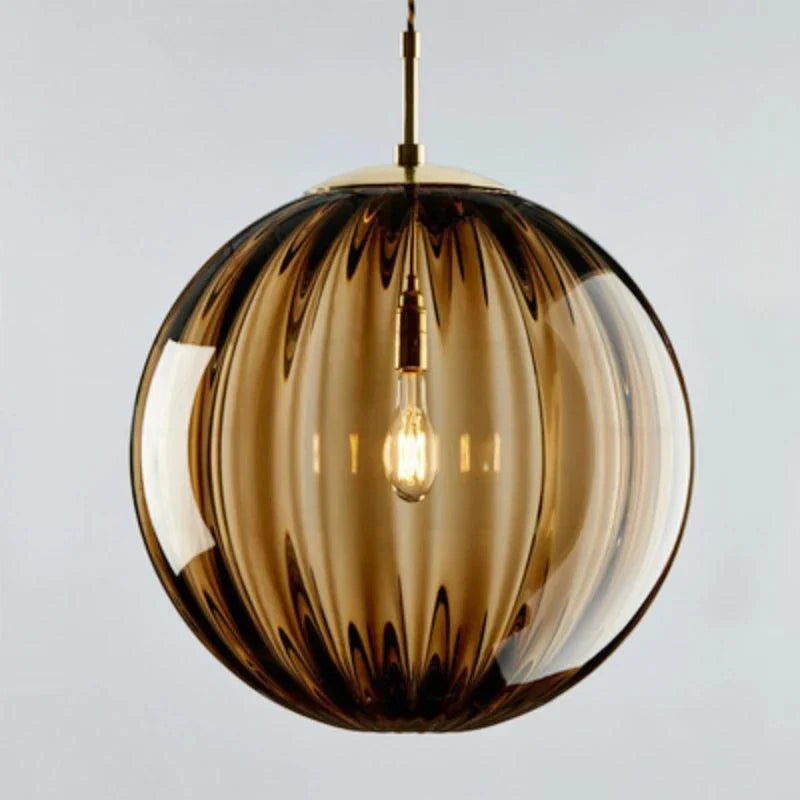 Modern Glass Sphere Pendant Light – Sophisticated LED Illumination