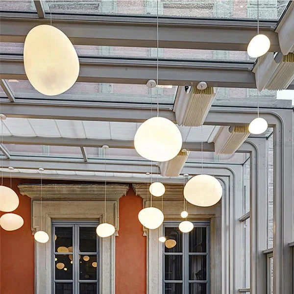 Cobblestone Style Pendant Light