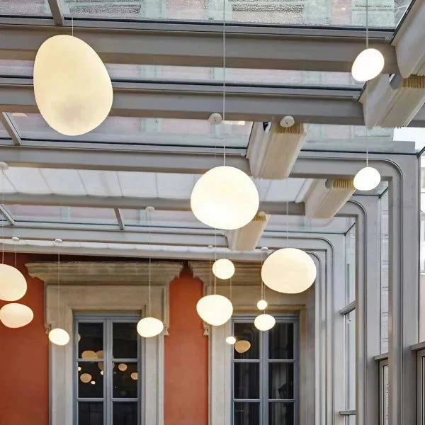 Cobblestone Style Pendant Light