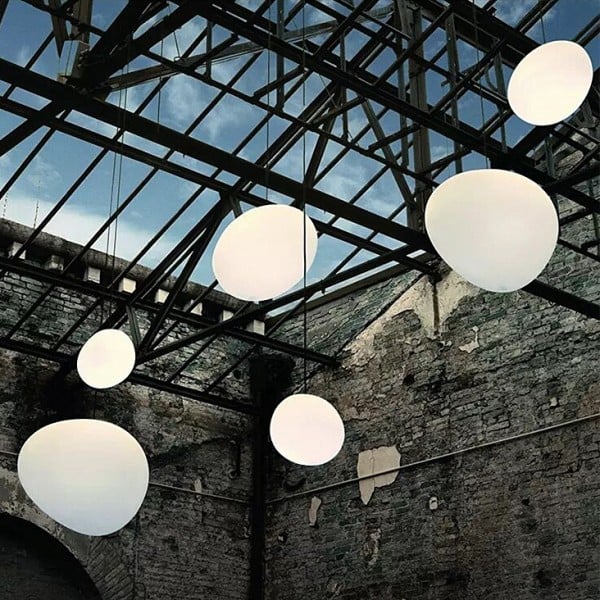 Cobblestone Style Pendant Light