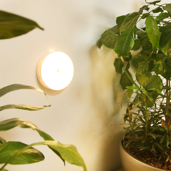 Round LED Motion Sensor Light | Kitchen, Wardrobe, and Closet Wall Light