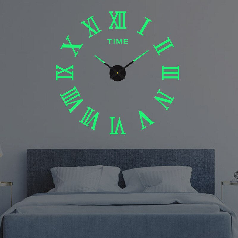 Oversized Modern Wall Clock – Decorative Statement Piece for Any Room - Atelier Dubois Paris