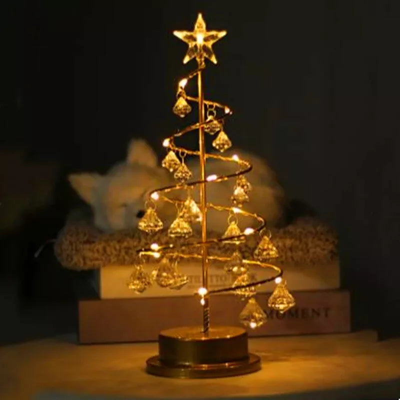 Spiral LED Christmas Tree Table Lamp | Chrismas Lighting