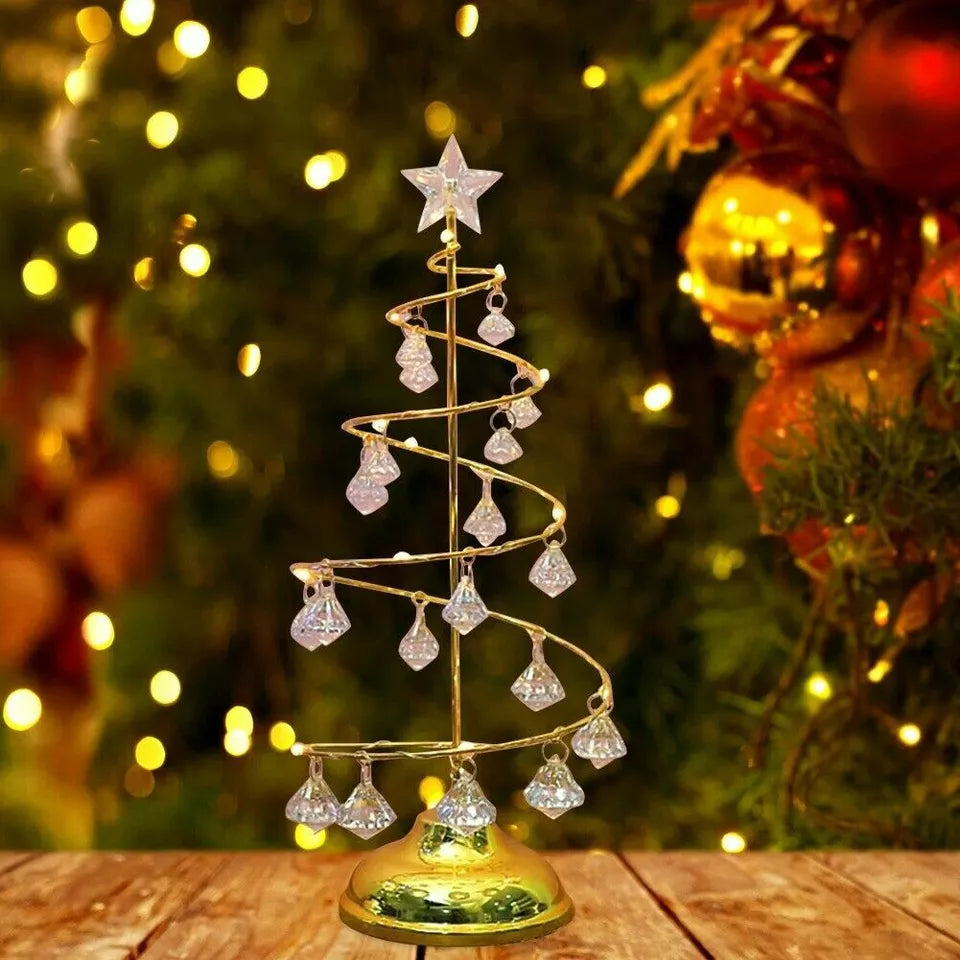 Spiral LED Christmas Tree Table Lamp | Chrismas Lighting