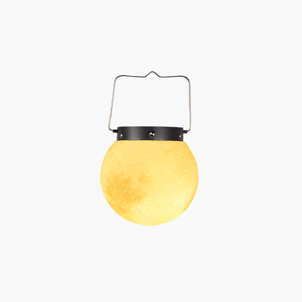 Gold Pendant Light – Moon-Inspired Shape