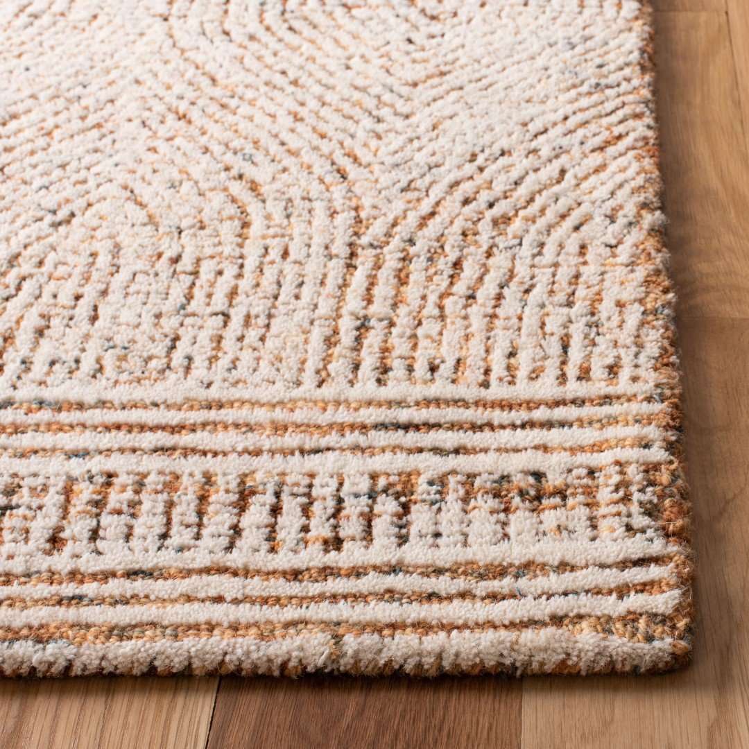 Living Room Floor Rug - Tufted with Minimalist Pattern