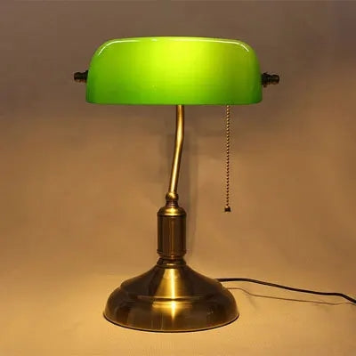 Glass Desk Lamp with European Flair