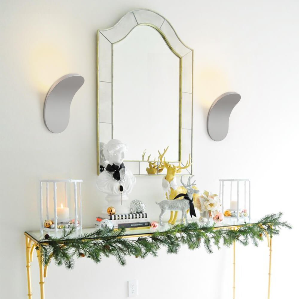 Modern Wall Lamp – Black or White Finish Indoor Light