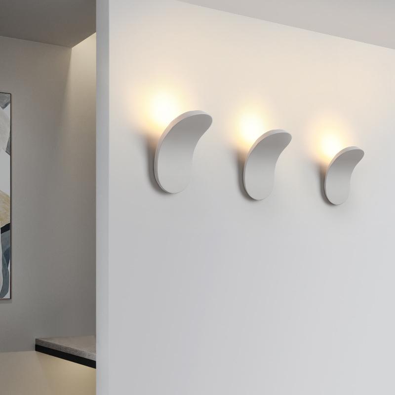 Modern Wall Lamp – Black or White Finish Indoor Light