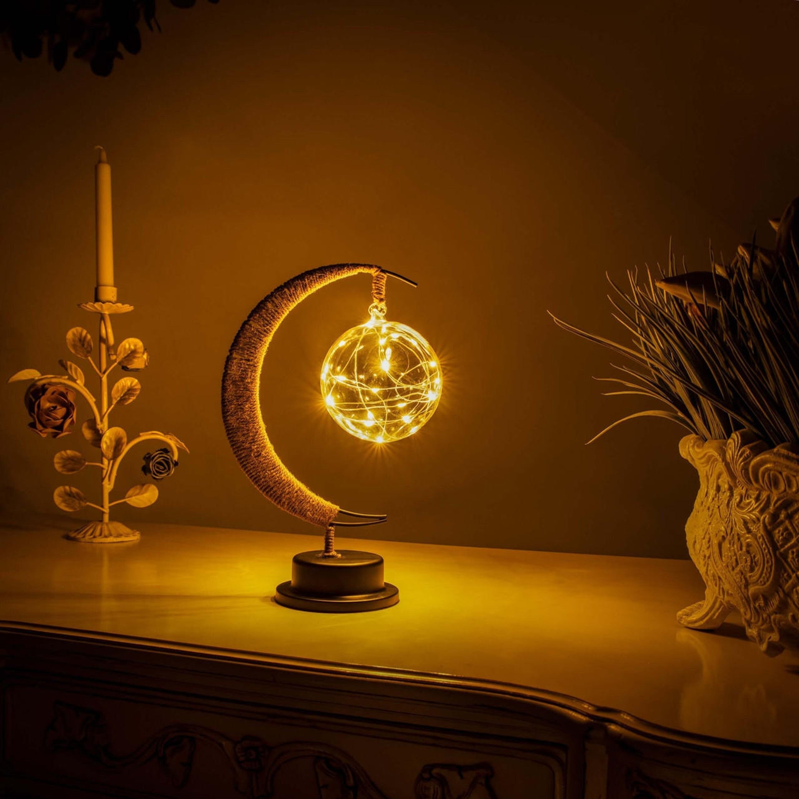 3D Printed Enchanted Moon Lamp | Night Table Lamp
