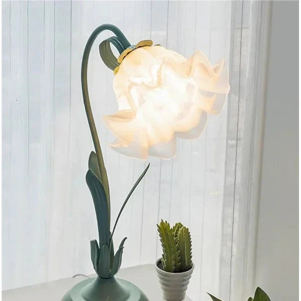 Classic Vintage Adjustable Flower Table Lamp – Stylish and Functional Light