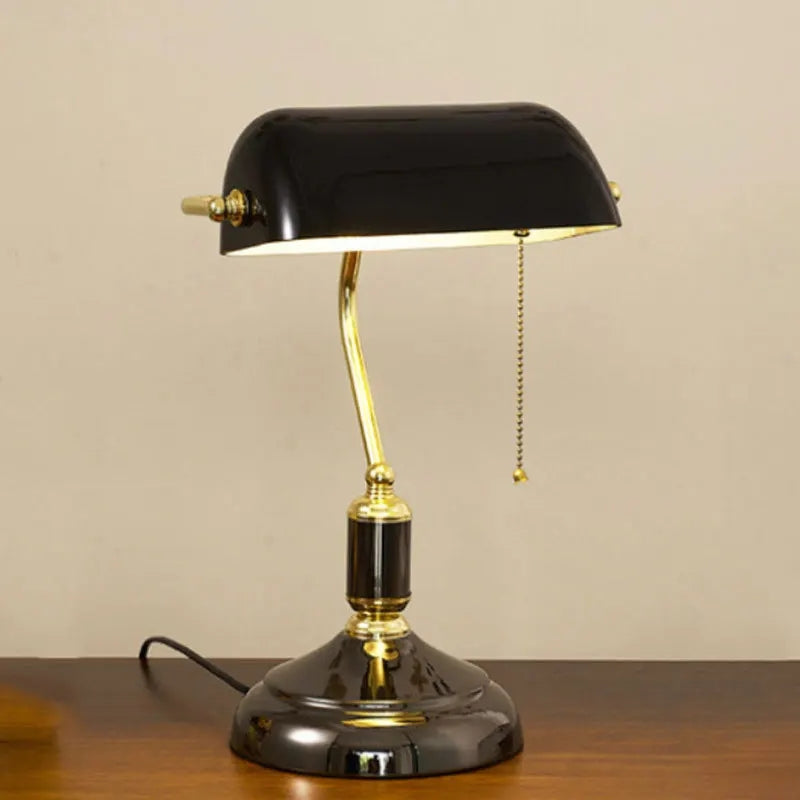 Glass Desk Lamp with European Flair