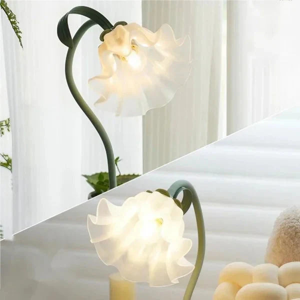 Classic Vintage Adjustable Flower Table Lamp – Stylish and Functional Light
