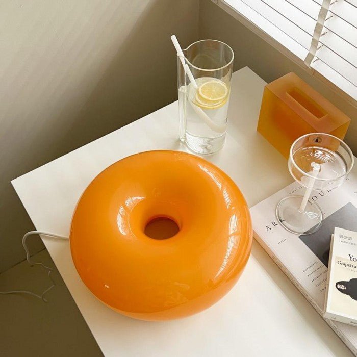 Donut-Shaped Bauhaus Wall & Table Lamp