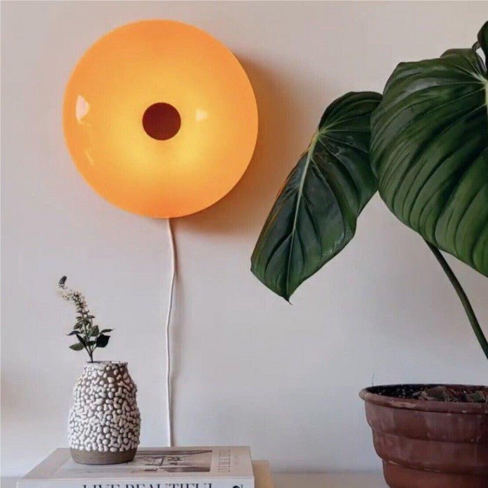 Donut-Shaped Bauhaus Wall & Table Lamp