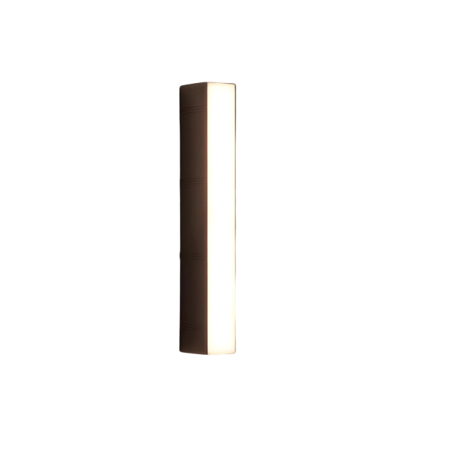 Three-Way Outdoor Wall Light | Modern Vertical Light Fixture
