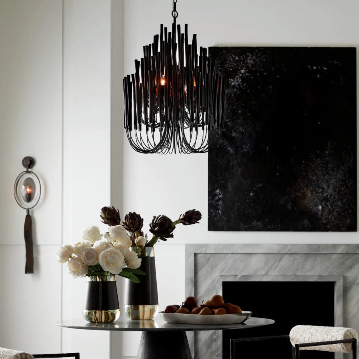 Multi-Stick Ceiling Chandelier – Cluster Pendant Light