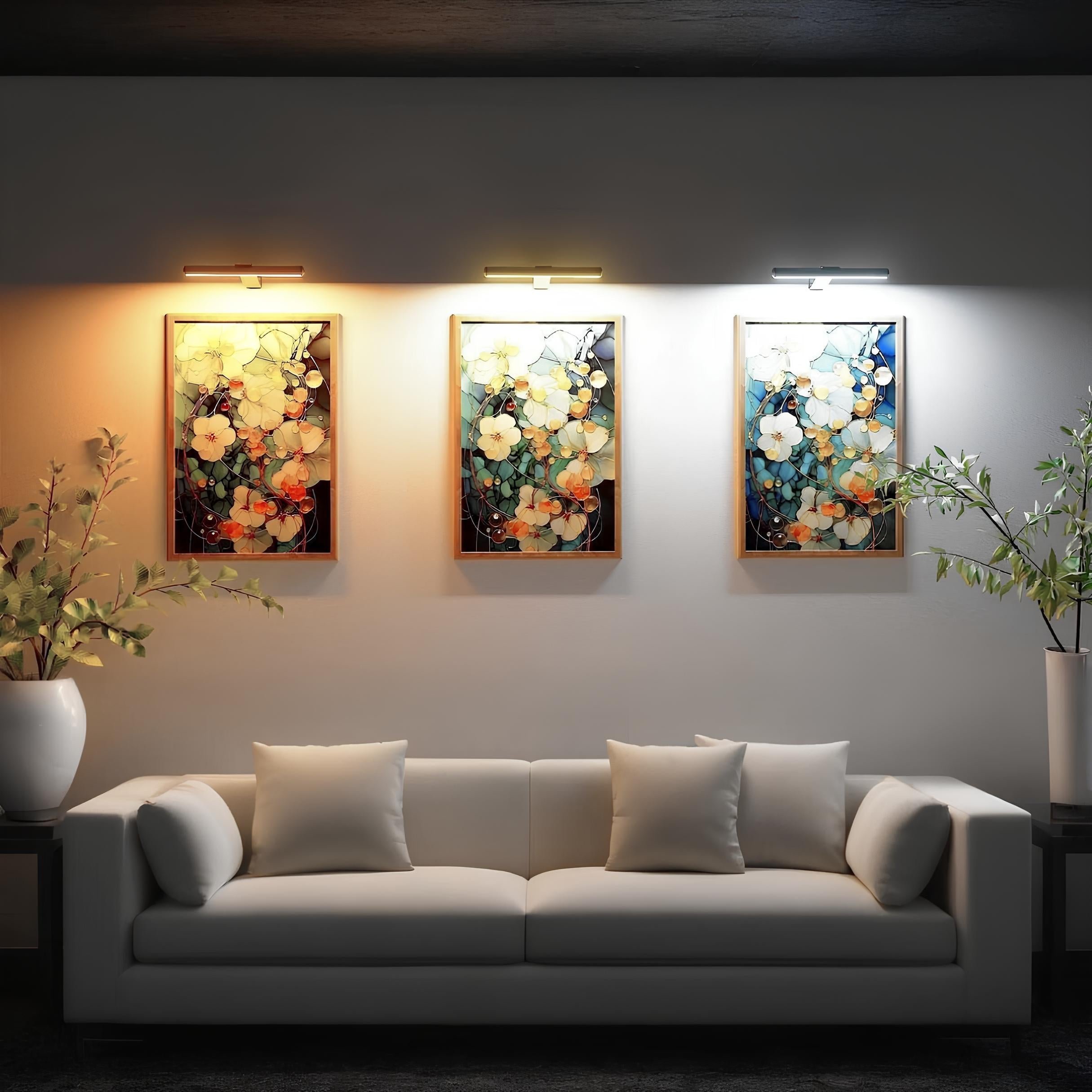 Adjustable LED Art Wall Light | Slim Wall-Mounted Display Fixture