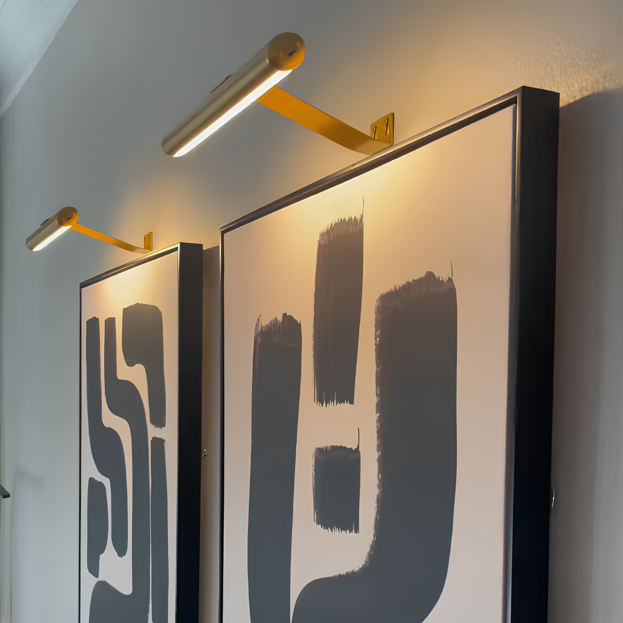 Adjustable LED Art Wall Light | Slim Wall-Mounted Display Fixture