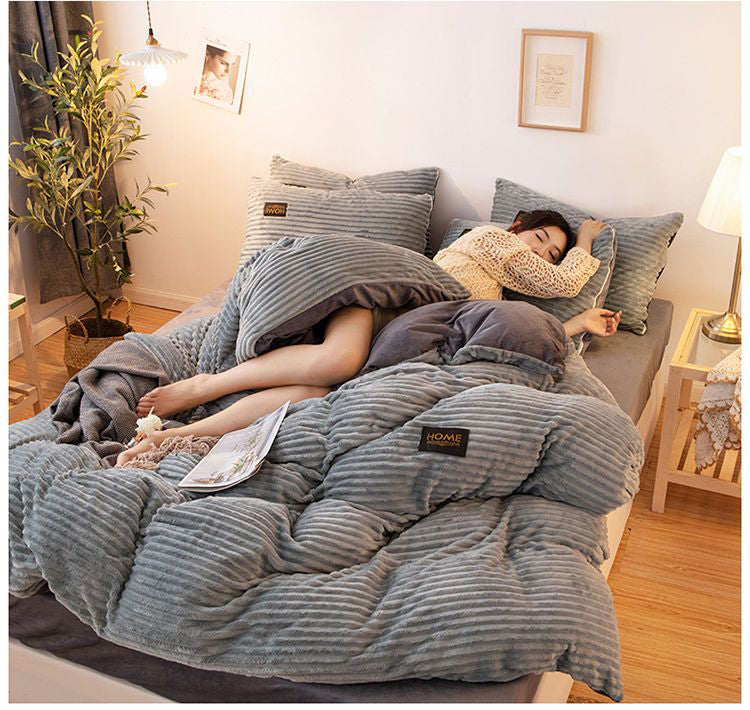 Soft Plush Duvet Cover for Winter - PlushWarm - Atelier Dubois Paris