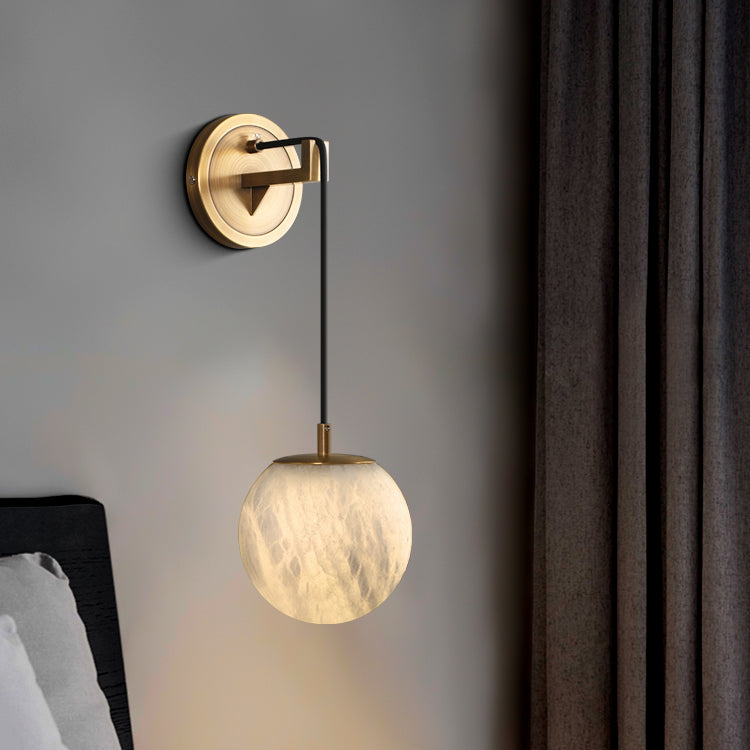 Wall-Mounted Sphere Marble Light | Indoor Lighting