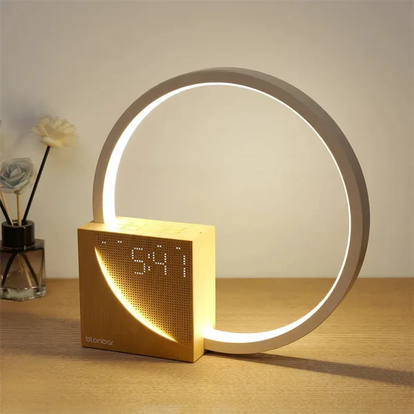 Modern Touch Alarm Clock Table Lamp