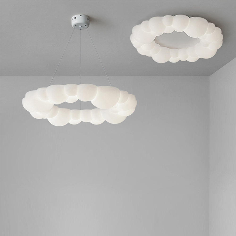Stylish Cloud Ceiling Light – Soft Curves, Modern Home Décor Accent