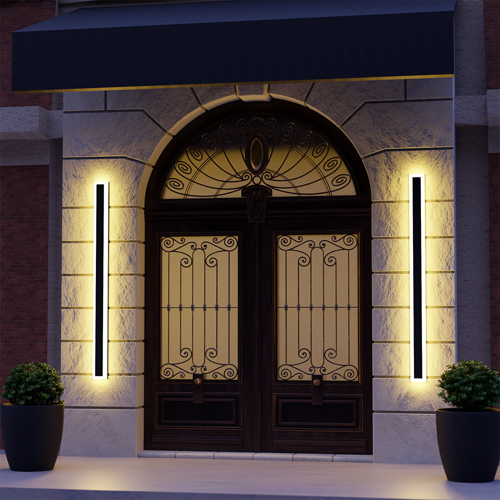 Edge Moderne Linear Wall Sconce – Outdoor LED Light