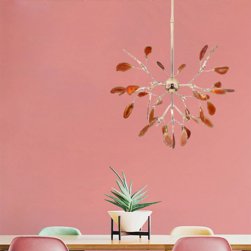 Colourful LED Nordic Chandelier – Modern Metal Ceiling Light