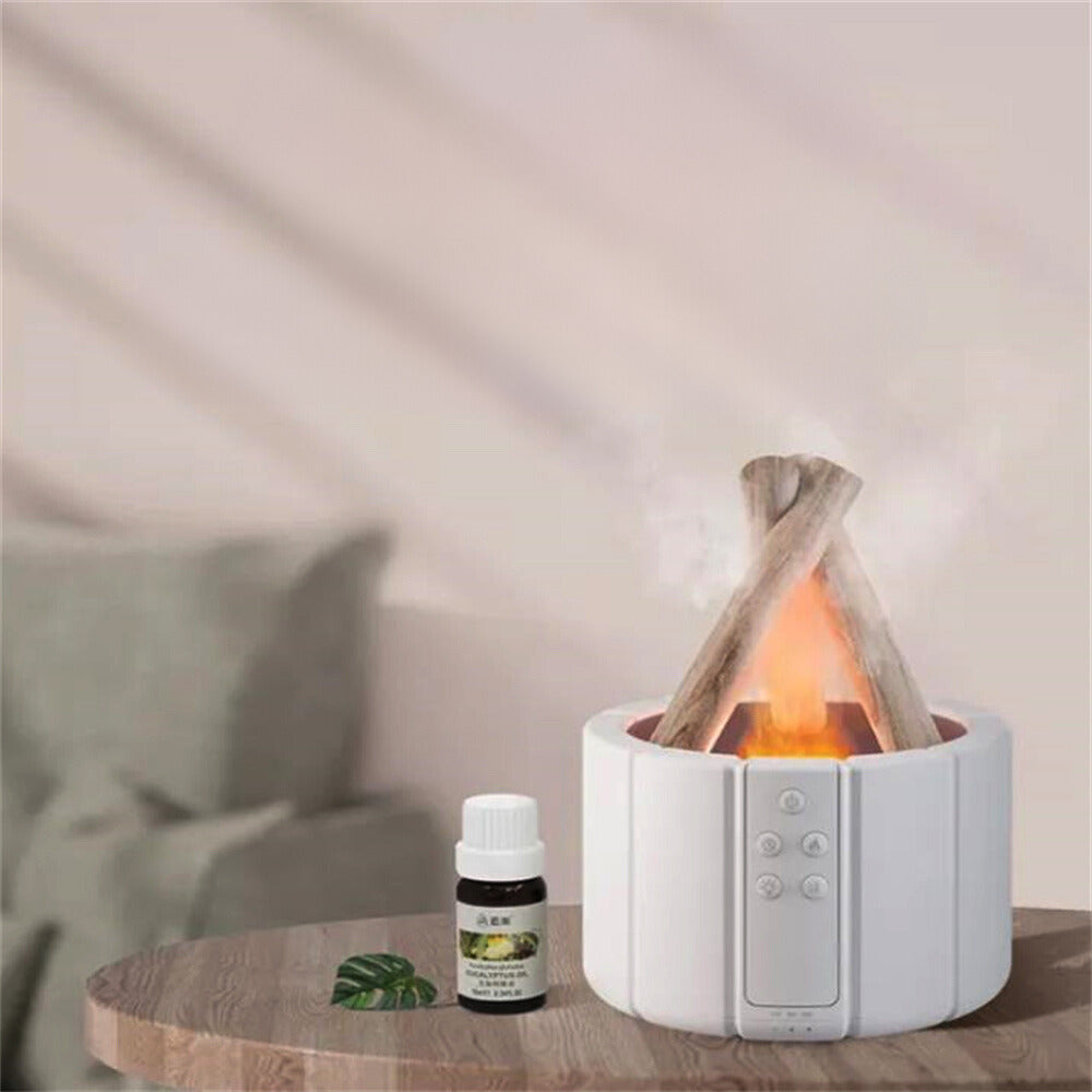 Ambient Flame Humidifier Table Lamp
