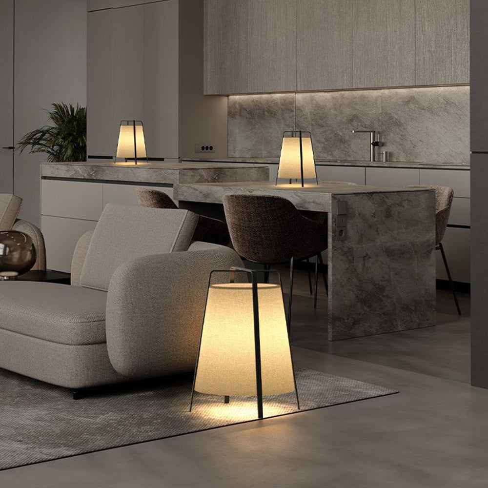 Modern Minimalist Fabric Floor Lamp – Stylish LED Indoor Lighting