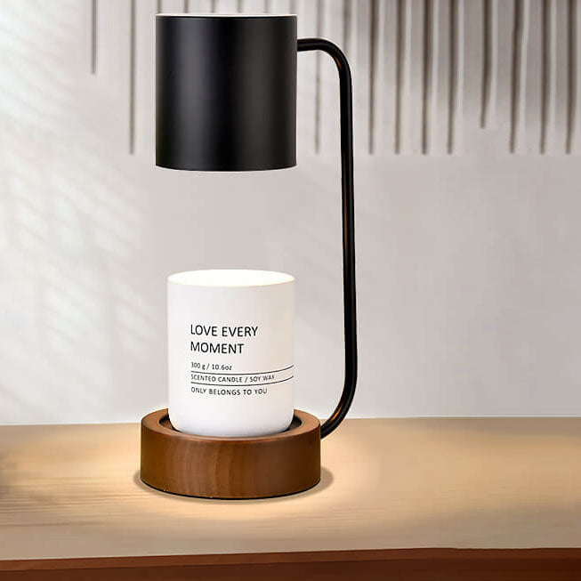 Stylish Wax-Textured Table Lamp | Modern Japanese Desk Lamp