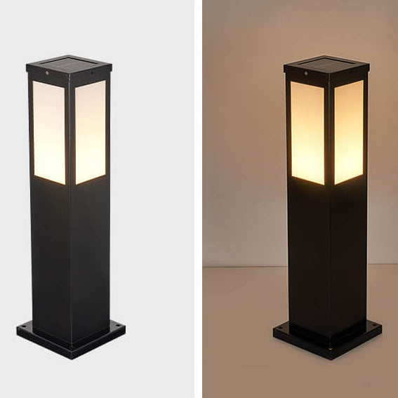 Solar-Powered Modern Pathway Lights