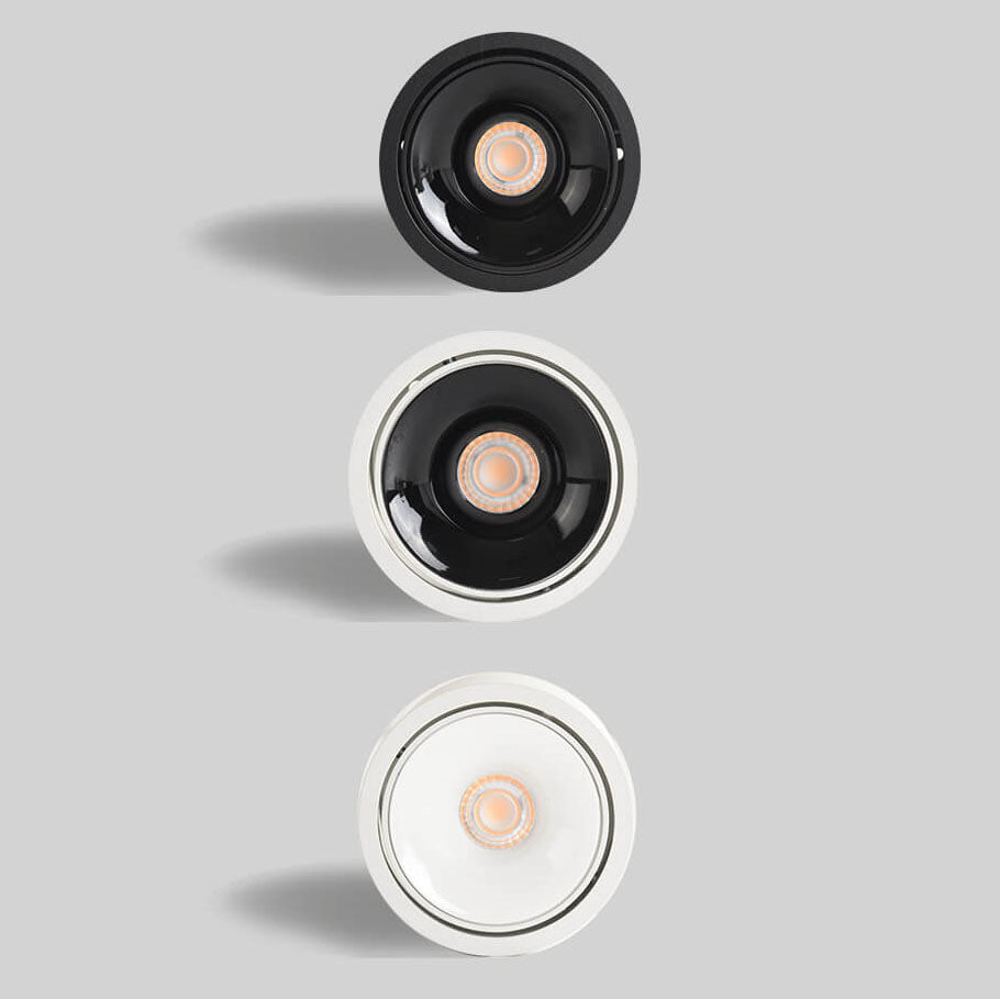 Minimalist Adjustable LED Flush Mount Ceiling Light - Round Spotlight Fixture