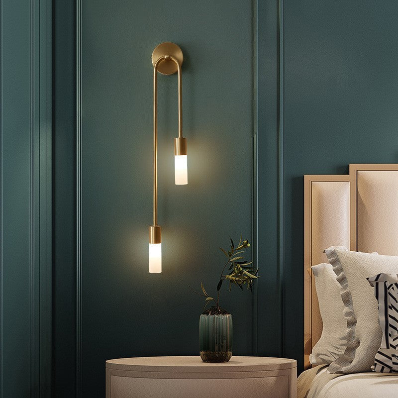 Dual-Glow LED Wall Lamp for Bedside | Modern Night Light Fixture